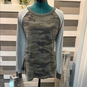 Camo Long Sleeve Top